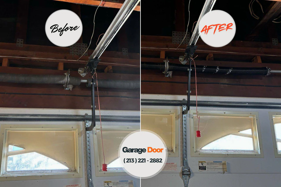 Before and after: garage door repair near me Trotwood